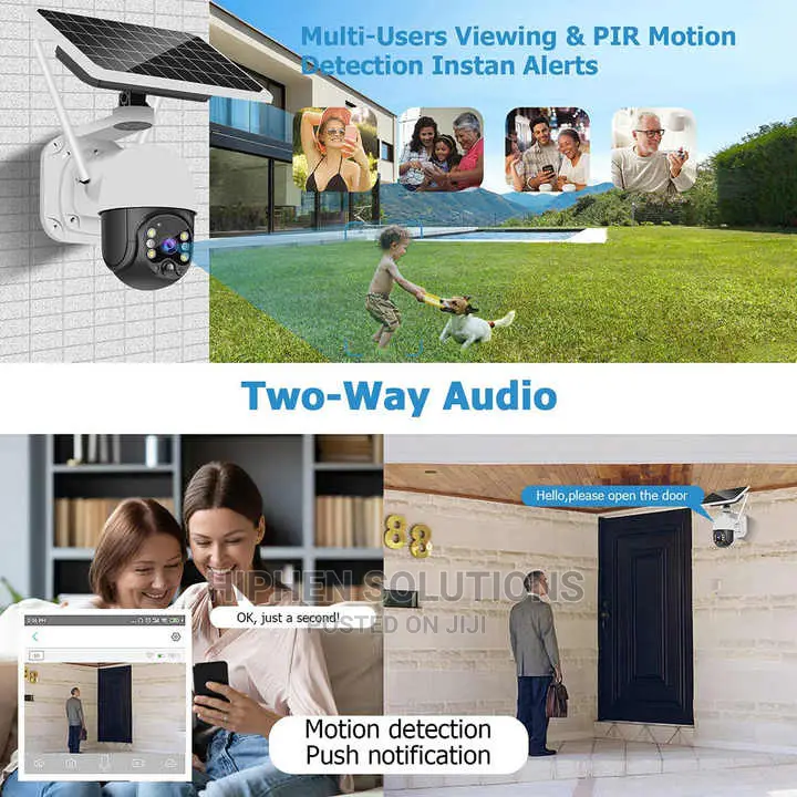Multi Purpose Safety Solar Outdoor CCTV Camera