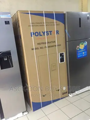 Polystar Side by Side Refrigerator With Water Dispenser