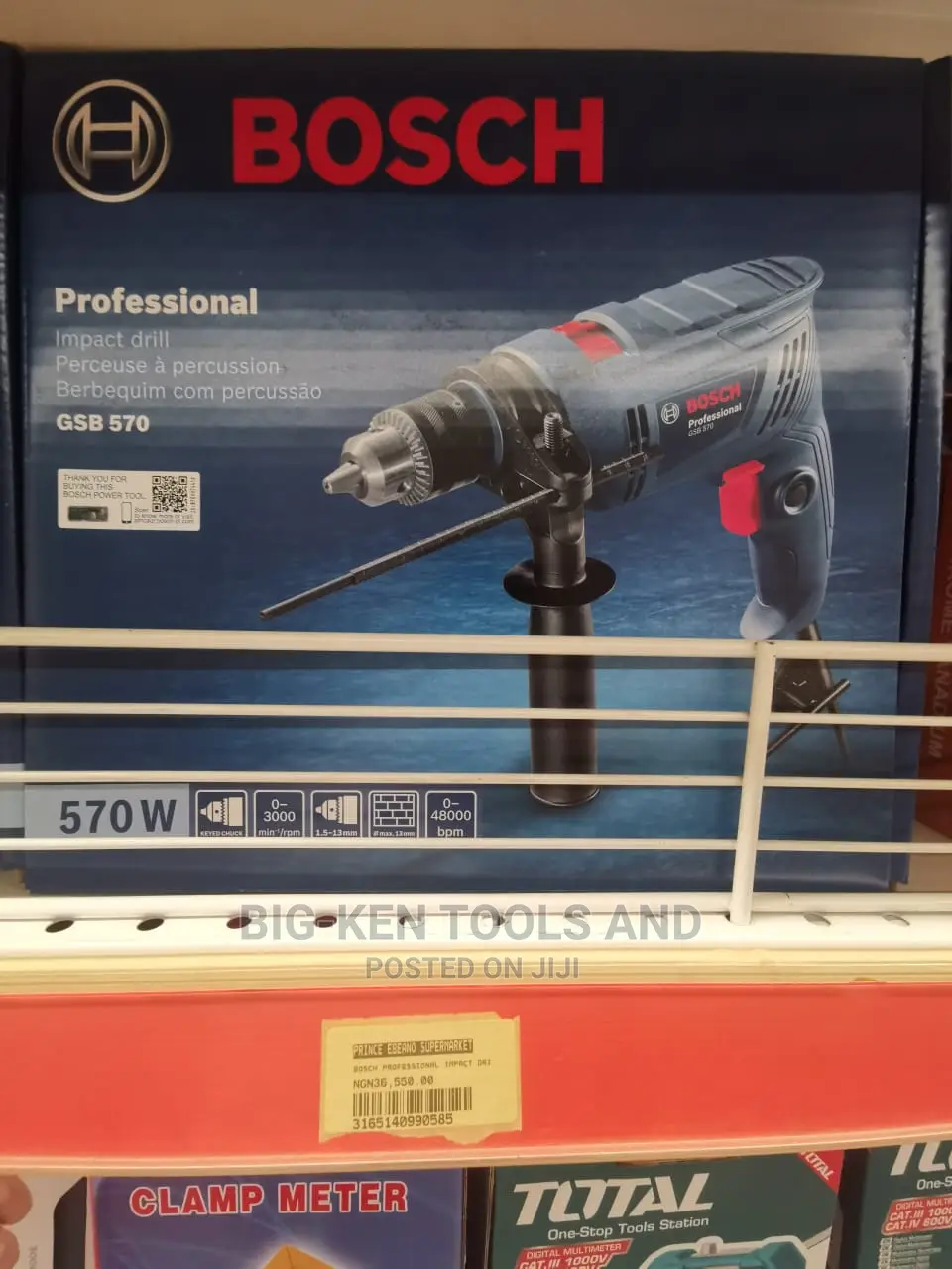 570w Bosch Hand Drill Machine