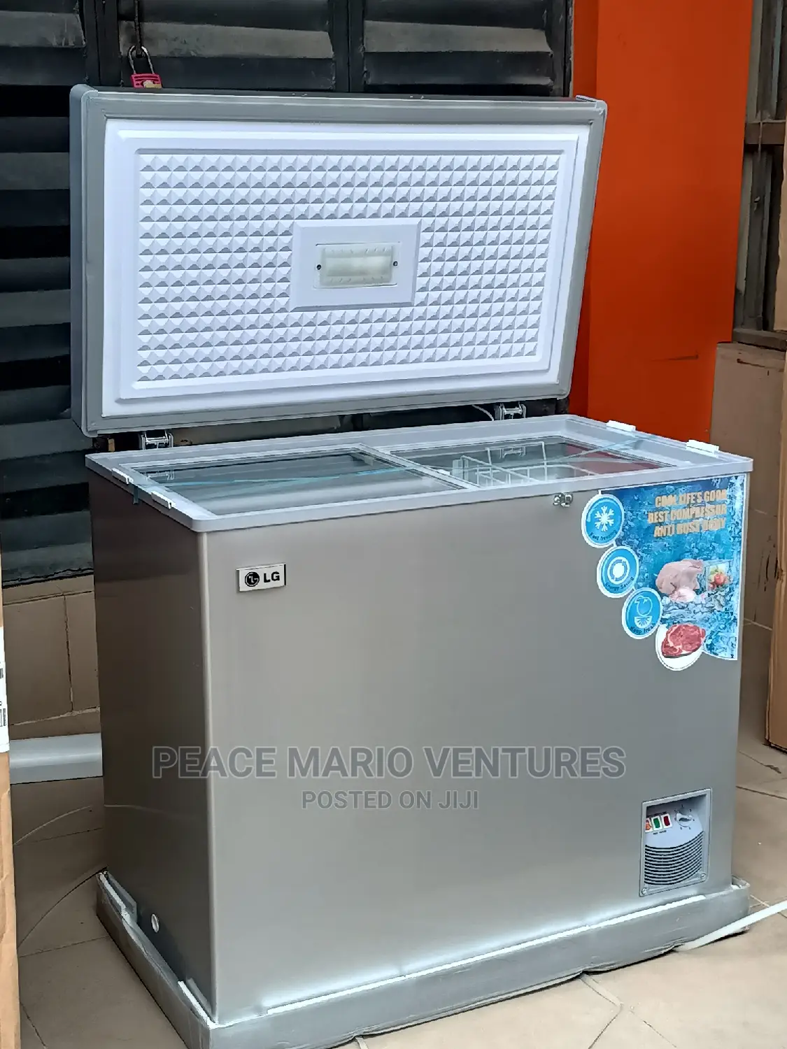 Original LG Deep Freezer With Transparent Glass 250litres