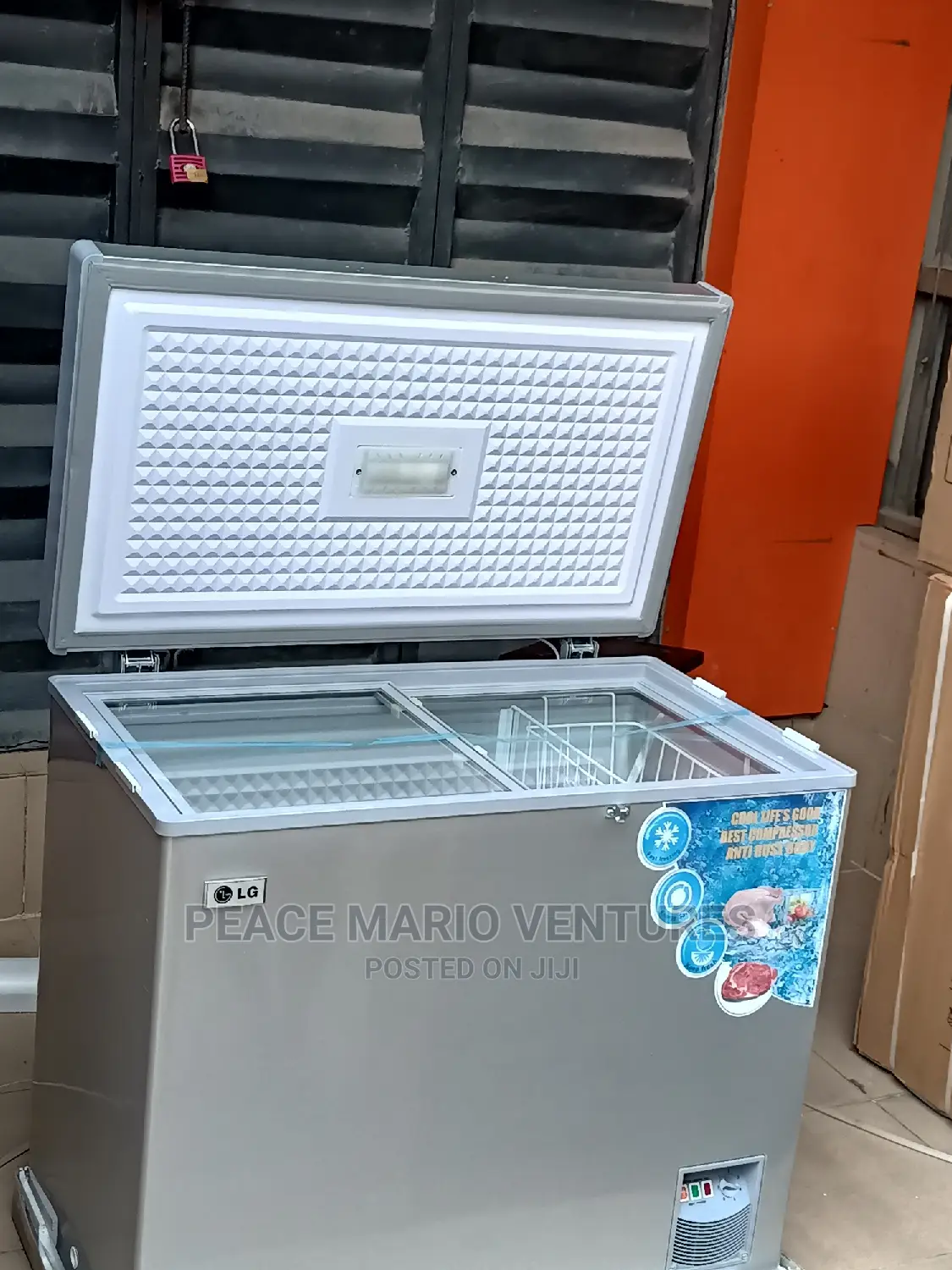 Original LG Deep Freezer With Transparent Glass 250litres