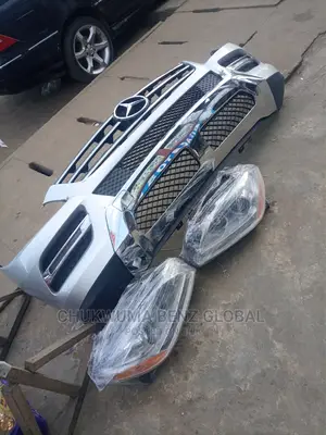 Complete Head Lamp and Fornt Bumper 166 ML 2014 Model