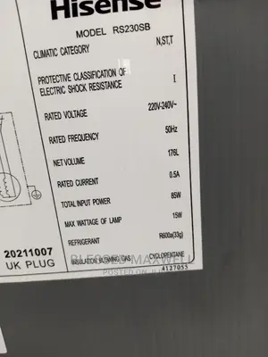 (REF 23RSDRWD) 176 Litters Hisense Refrigerator