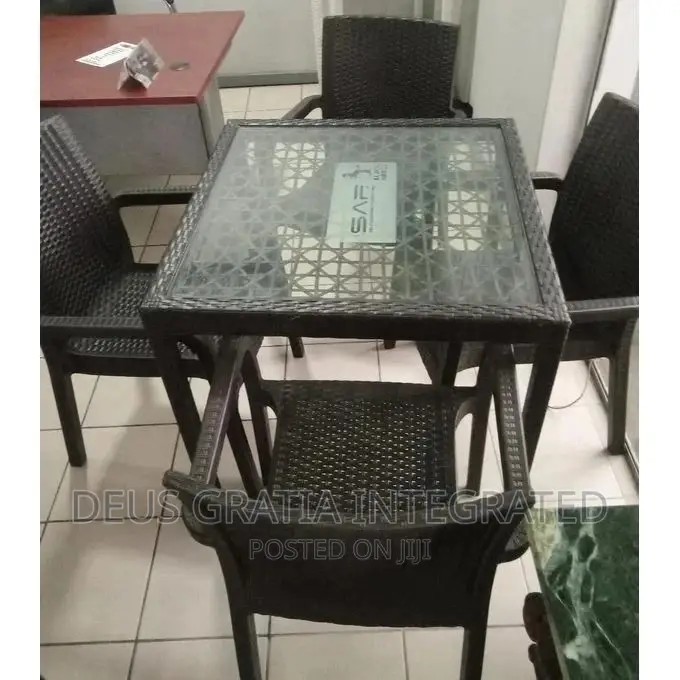 Rattan Chairs And Table For Restaurant