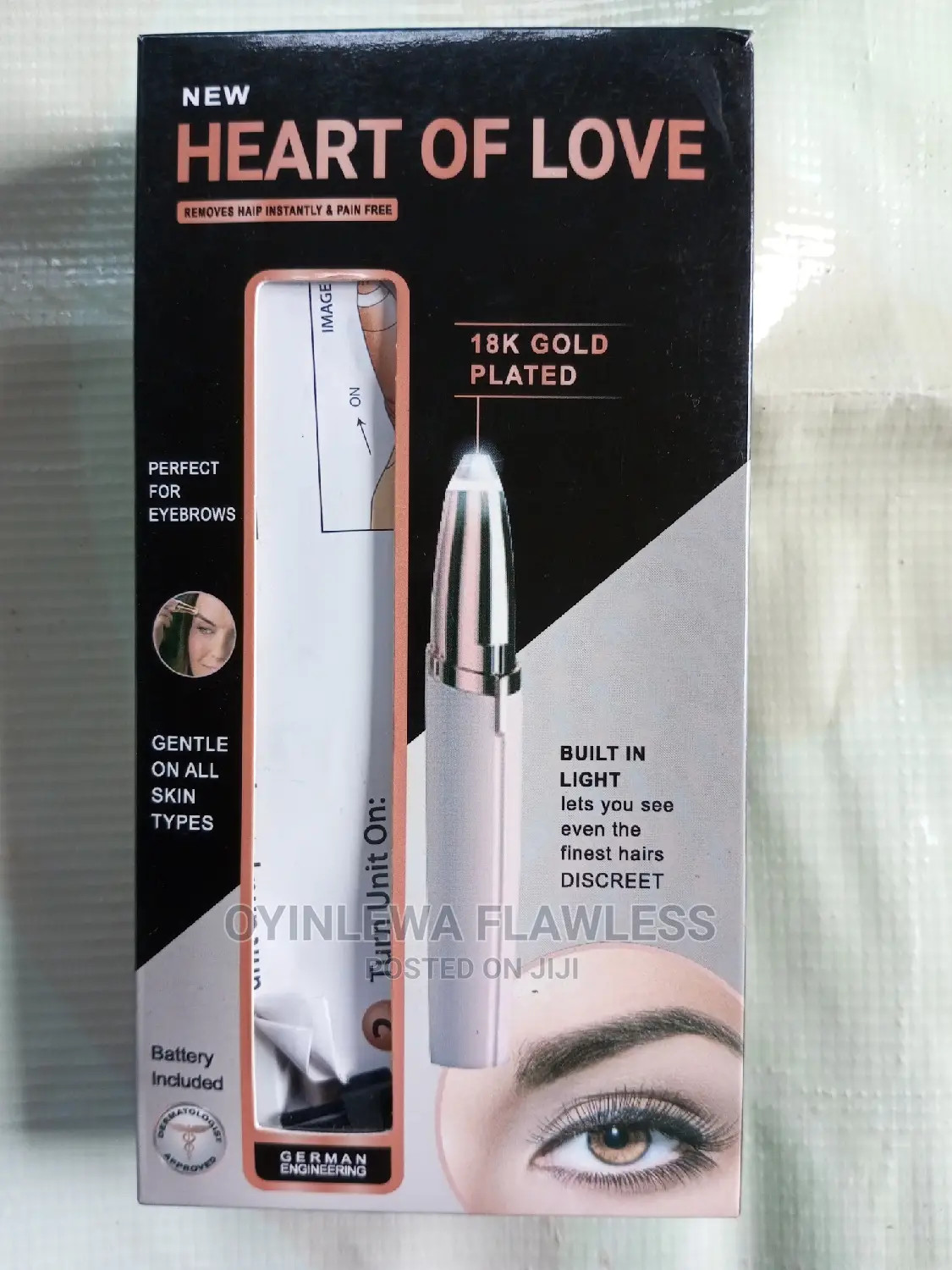 USB Eyebrow Hair Removal Rechargeable Trimmer Pen