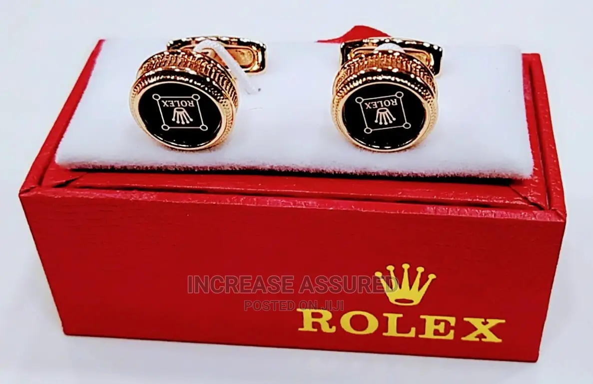 Pure Gold/Silver Stone Made Cufflinks