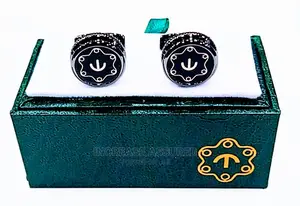 Pure Gold/Silver Stone Made Cufflinks