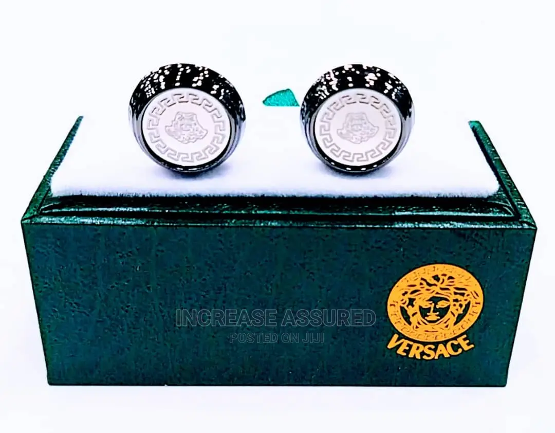Pure Gold/Silver Stone Made Cufflinks