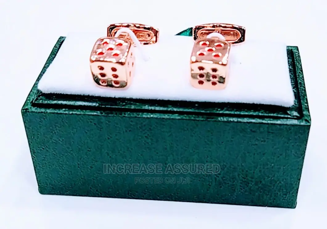 Pure Gold/Silver Stone Made Cufflinks