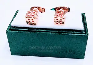 Pure Gold/Silver Stone Made Cufflinks
