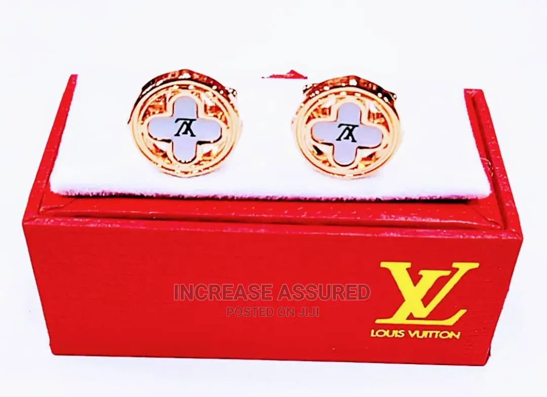 Pure Gold/Silver Stone Made Cufflinks