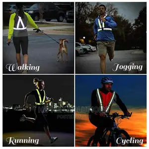 Fluorescent Green Color Reflective Elastic Vest