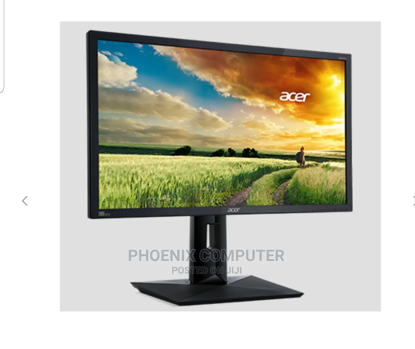 Acer -28" LED UHD Freesync Monitor - Black