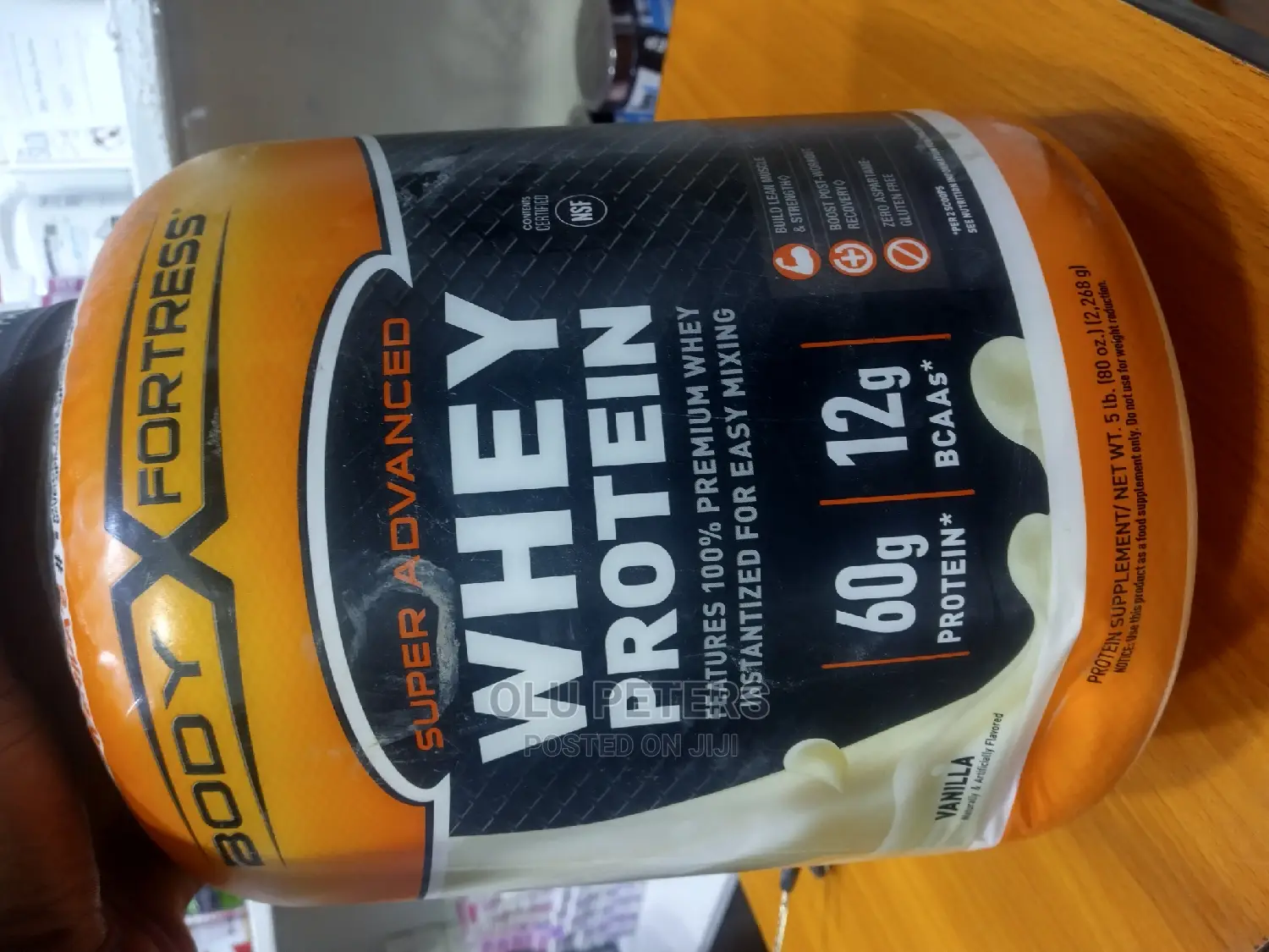 Whey Protein Vanilla Body Fortress 5lbs