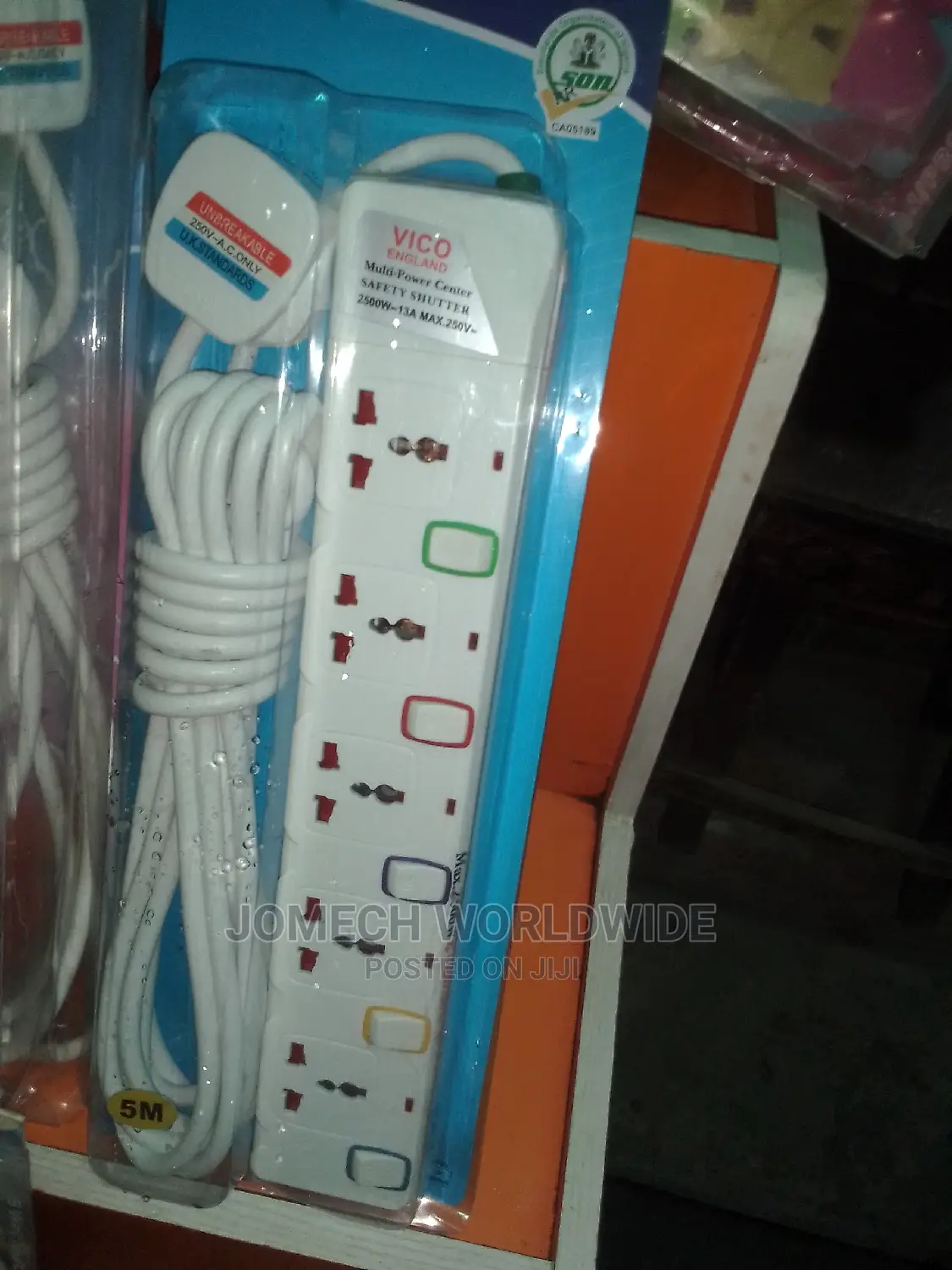 5ways Extension Socket