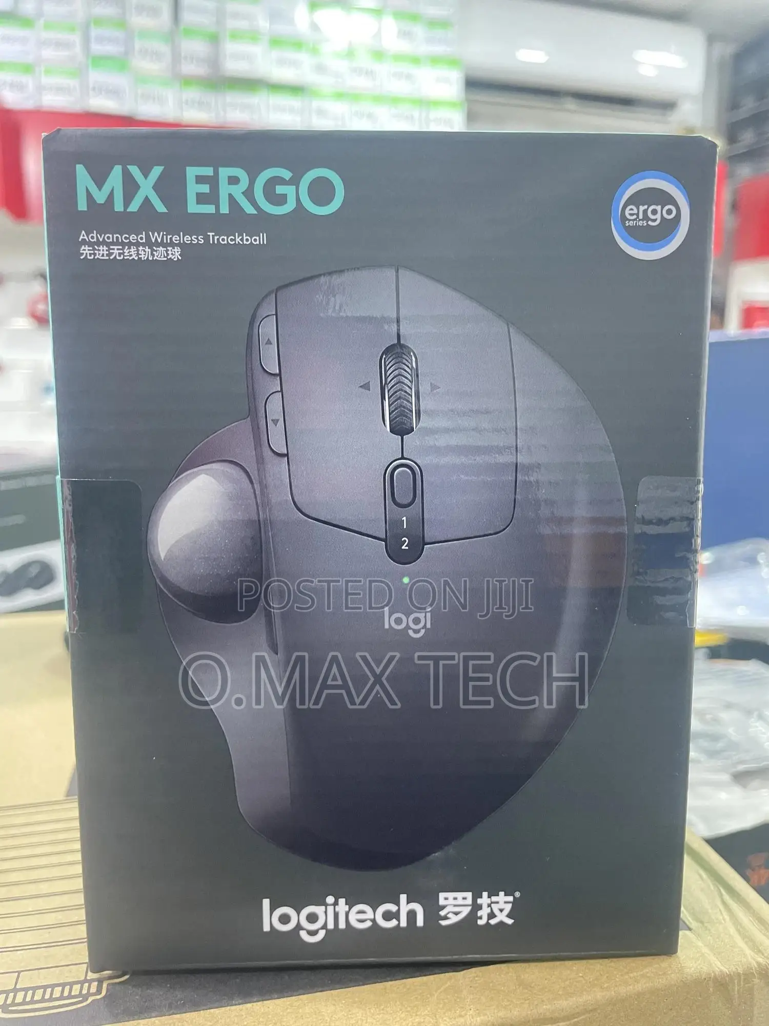 Logitech Mx Ergo Wireless Trackball Mouse