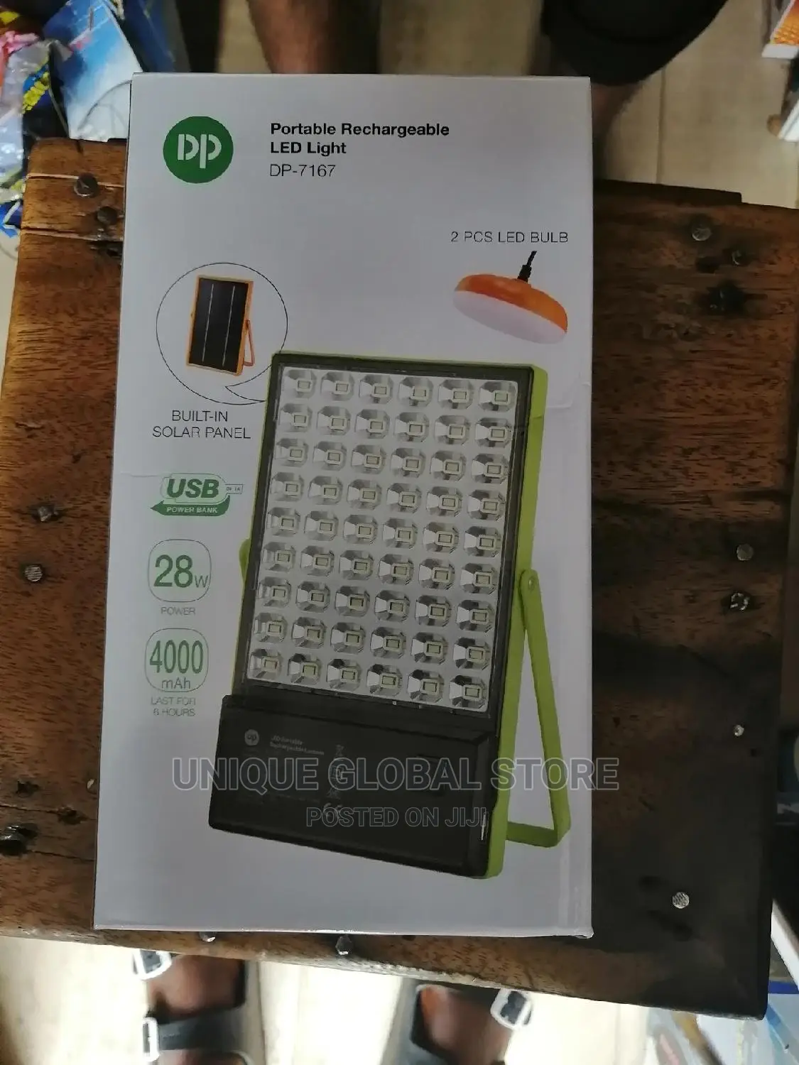 Dp-7167 Portable Rechargeable Led Light