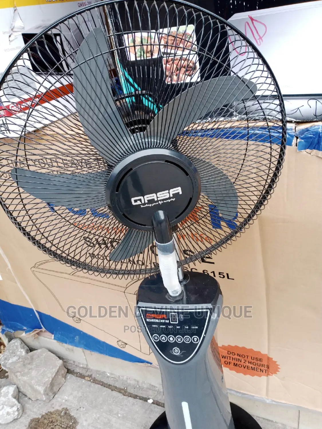 Qasa Rechargeable Mist Fan