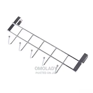 5-Hooks Stainless Steel Kitchen Organizer