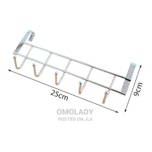 5-Hooks Stainless Steel Kitchen Organizer