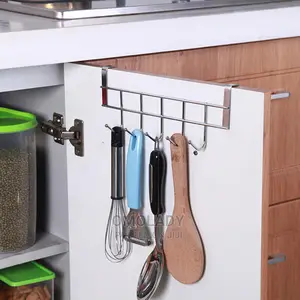 5-Hooks Stainless Steel Kitchen Organizer