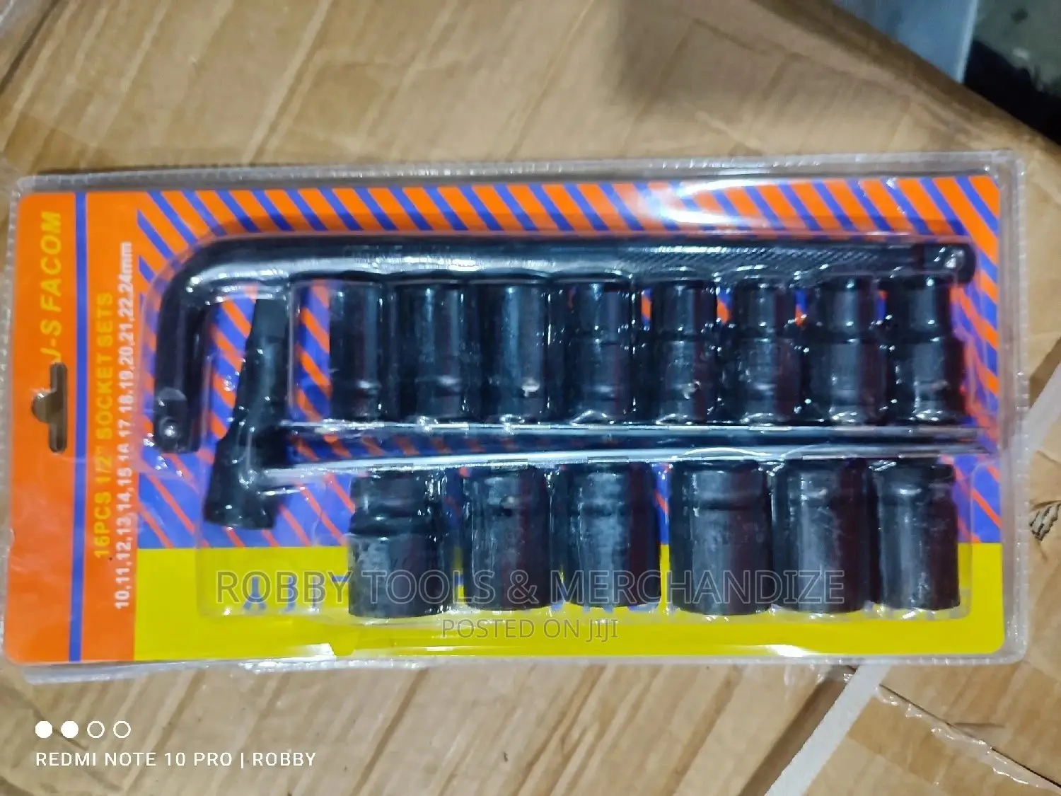 Socket Wrench 1/2" 16pcs Set