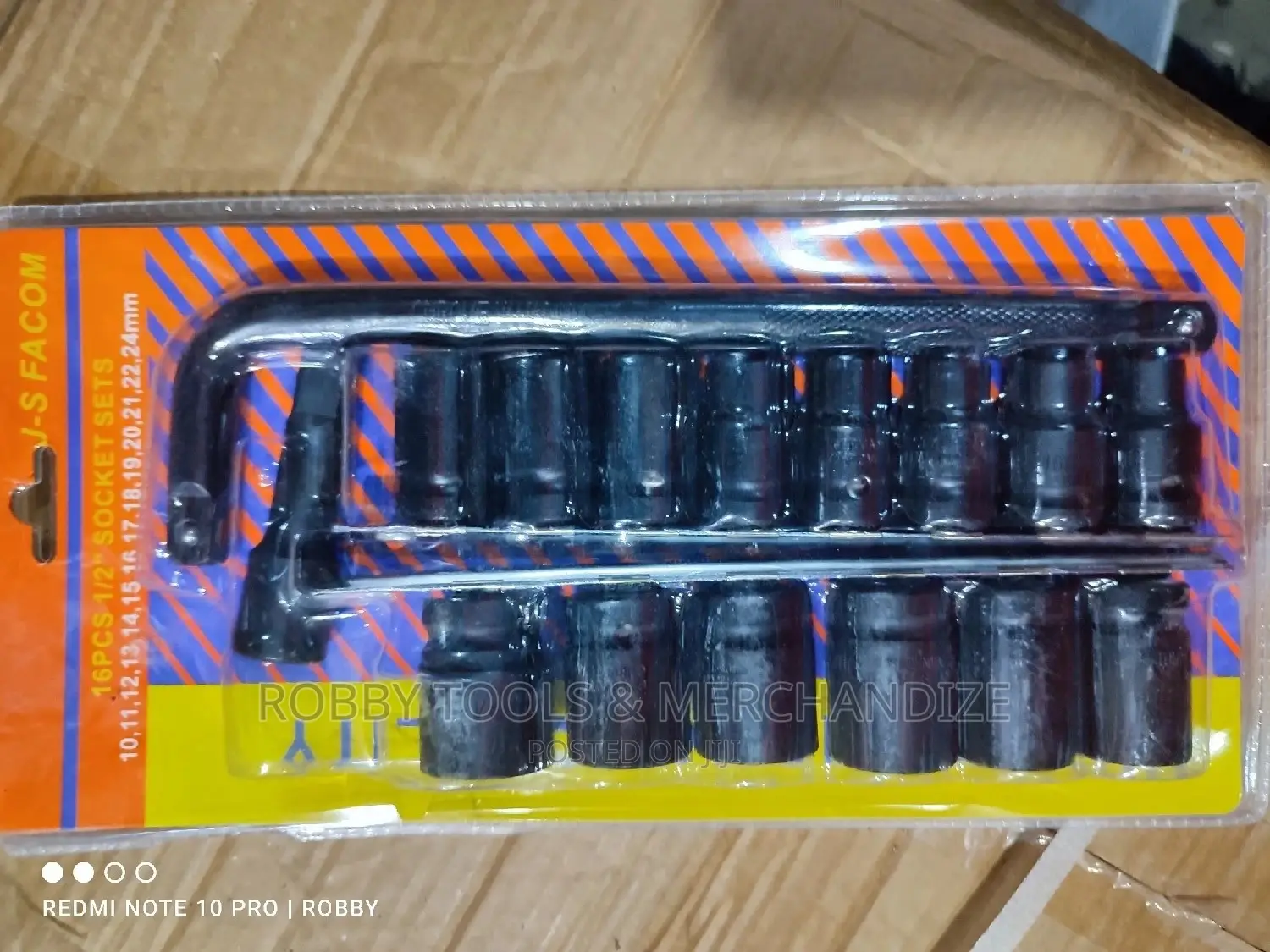 Socket Wrench 1/2" 16pcs Set