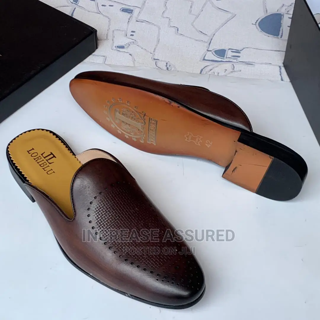 Italian Leather Half Shoes