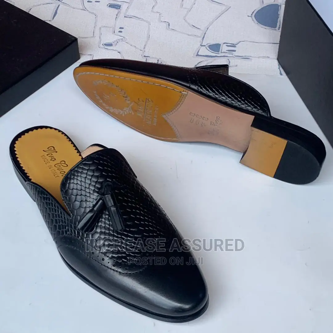 Italian Leather Half Shoes