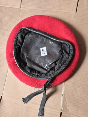 Red Security Beret Cap