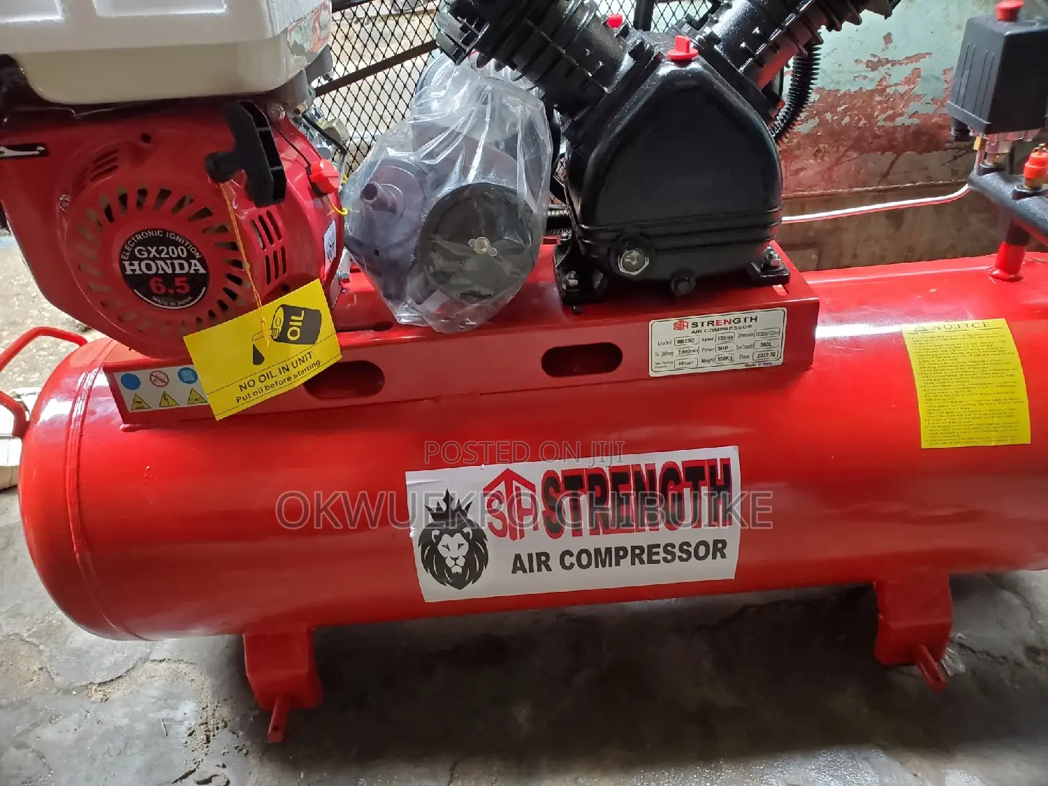 Original Air Compressors With Engine 6.5hp 200L