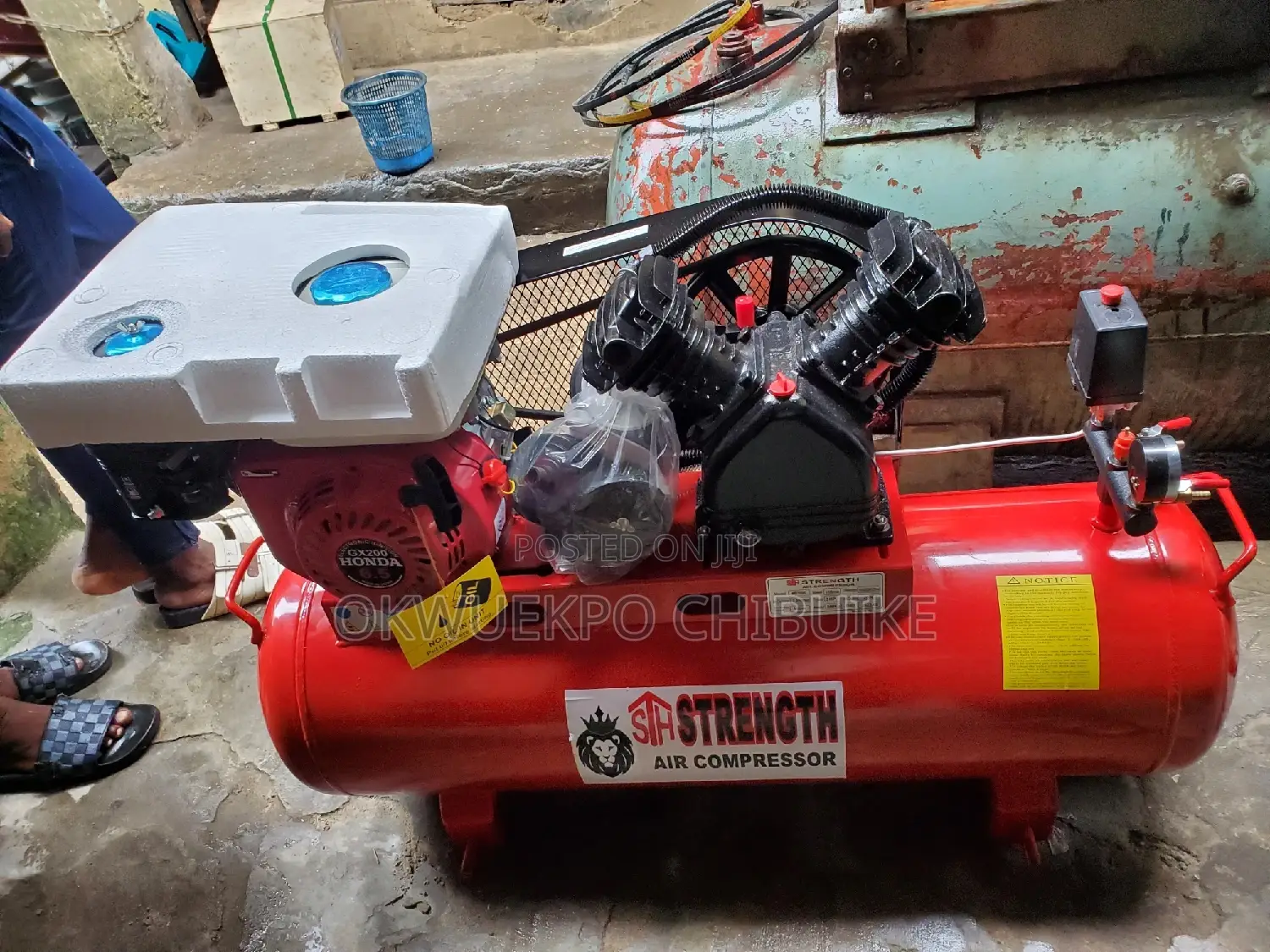 Original Air Compressors With Engine 6.5hp 200L