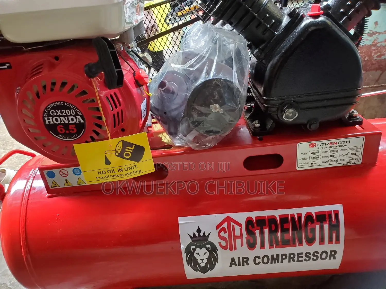 Original Air Compressors With Engine 6.5hp 200L