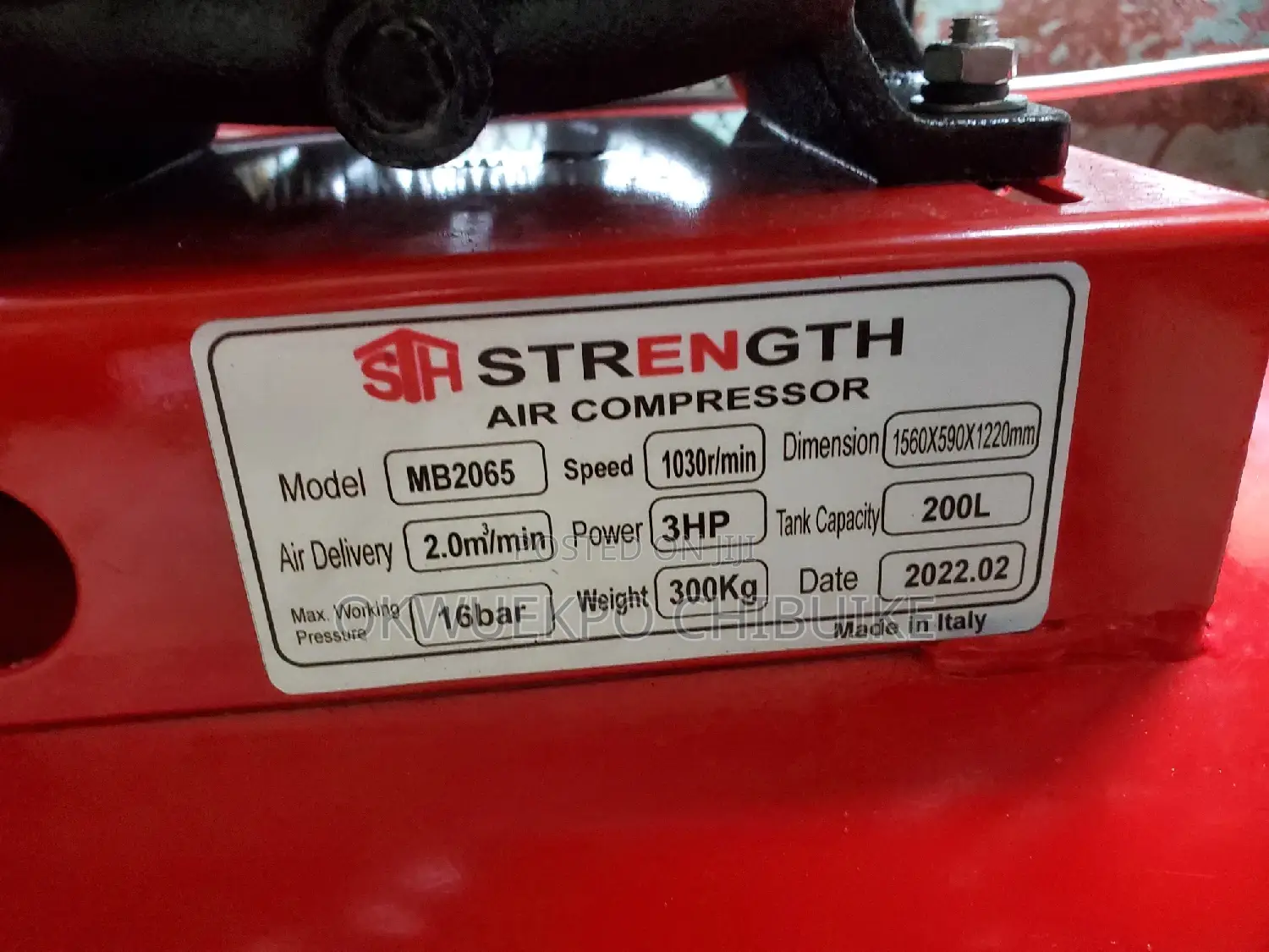 Original Air Compressors With Engine 6.5hp 200L