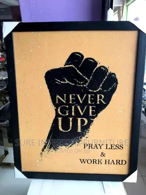 Photo - Never Give Up Frame