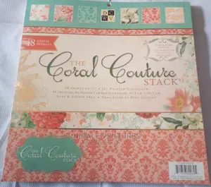 Photo - DCWV Coral Couture Cardstock