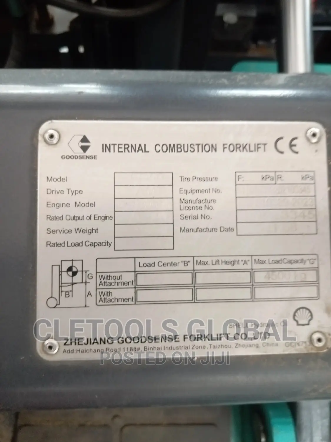 Forklift 3ton X 3meters