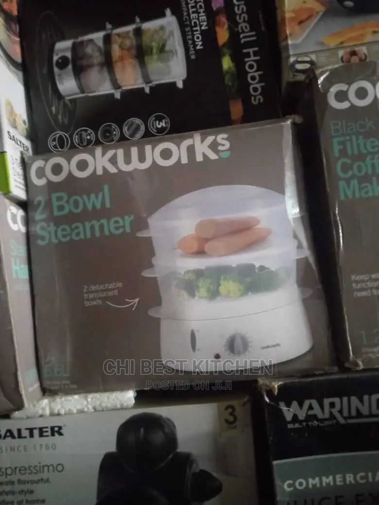 Cookworks 2 Bowl Steamer
