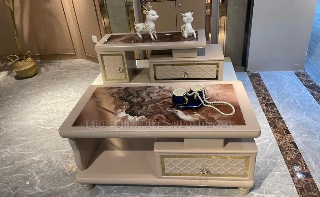 Foreign Table And Tv Stand Available