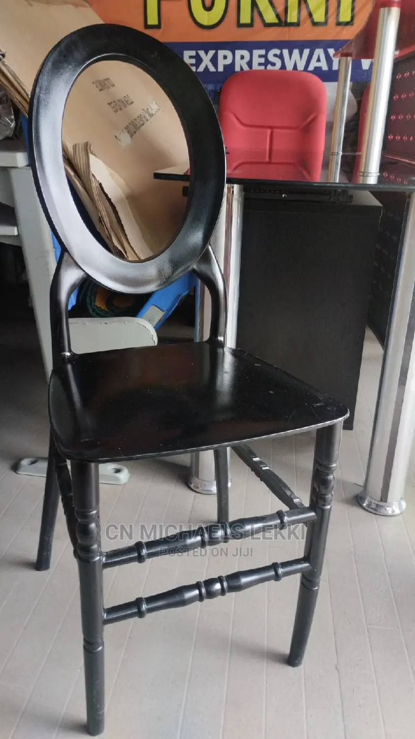 Dior Black Chair for Event