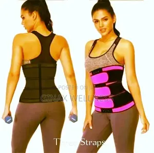 Three Straps Neoprene Belt Waist Trainer With Zip |