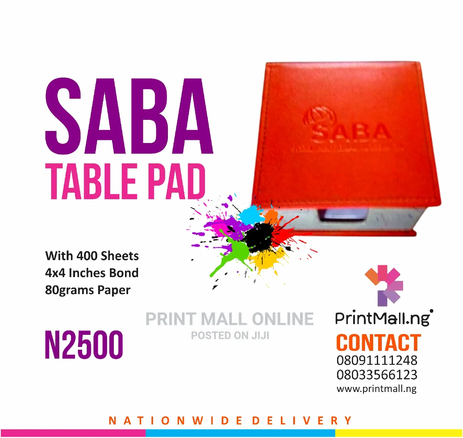 Corporate Gift Table Pad With Leather