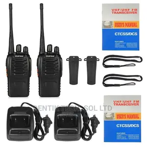 Photo - 2pcs of Baofeng Walkie Talkie With 2pcs of Its Earpiece