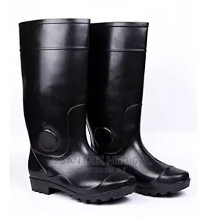 PVC Safety Gumboots With Steel Toe, Work Safety Rain Boots