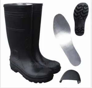 Medical Safety Black Boot/Isolation Gumboots