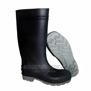 High Quality Safety Gumboots Black