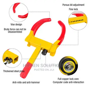 Quality Strong Durable Heavy Duty Anti Theft Wheel Lock