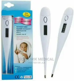 Digital Thermometer Fever for Baby and Adults (White)