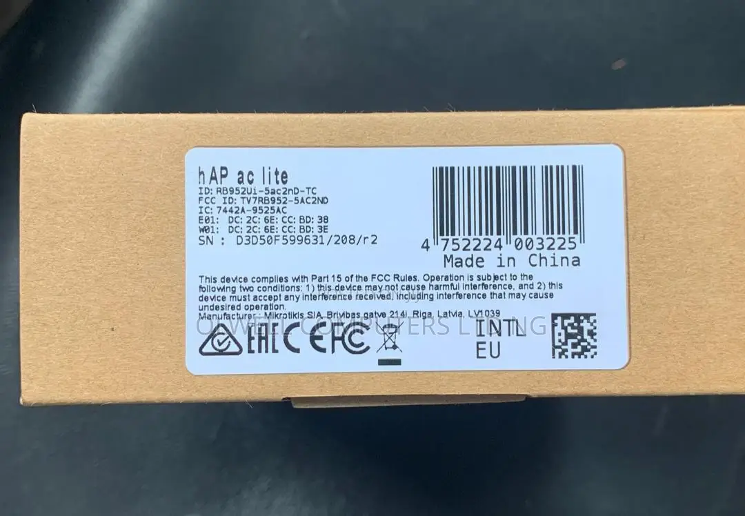 Mikrotik Hap Ac Lite