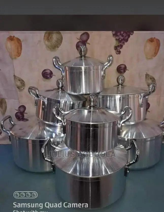 7 Set Aluminum Pot
